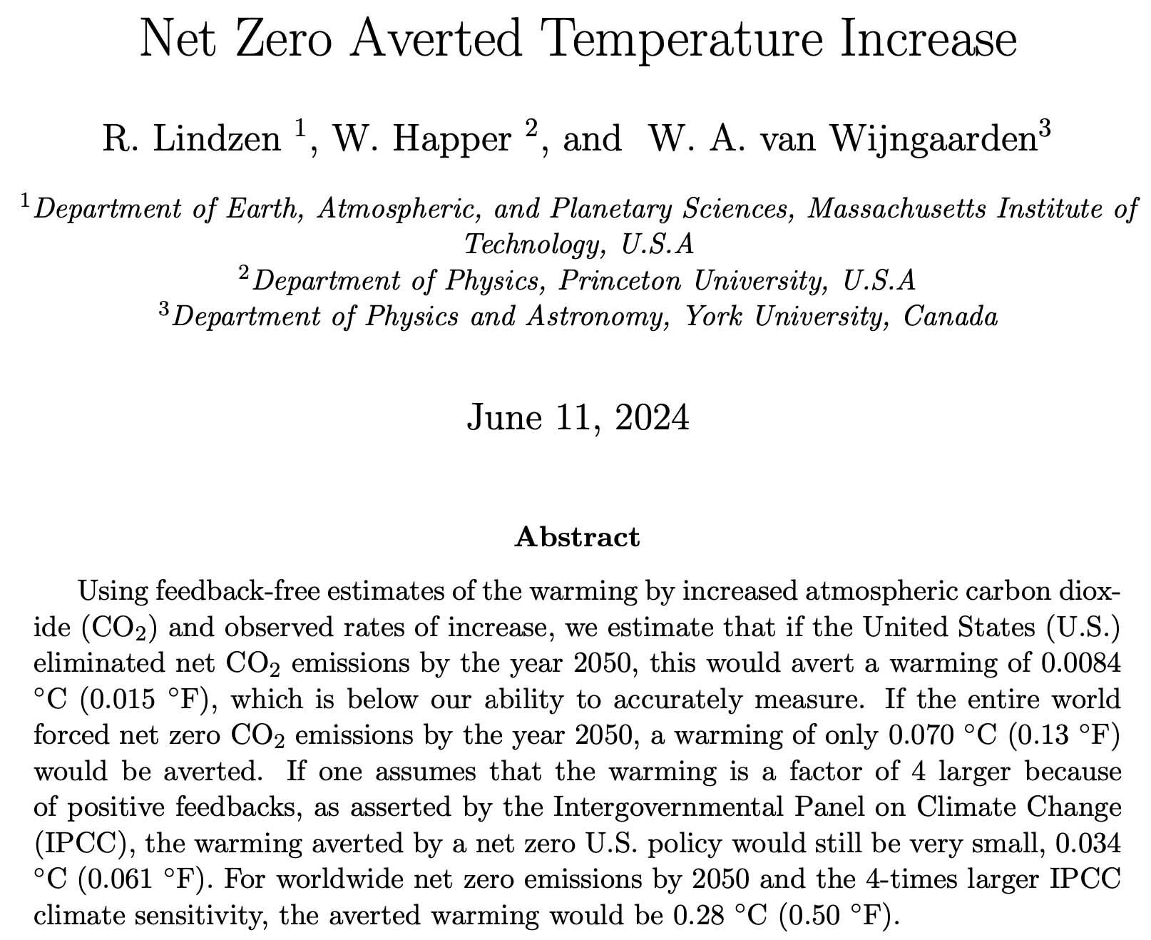 Climate Change and a science we can trust