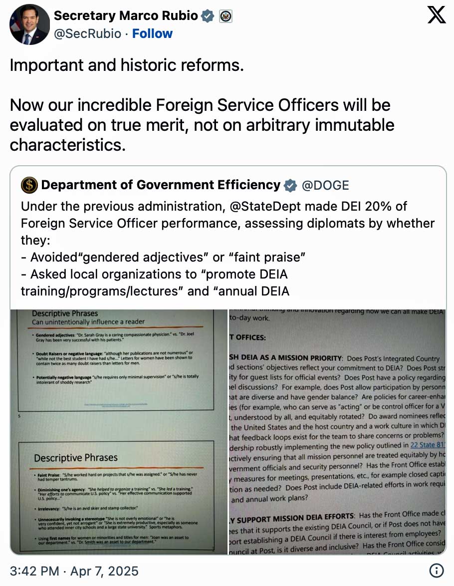 Rubio cleans up and refocuses the State Department