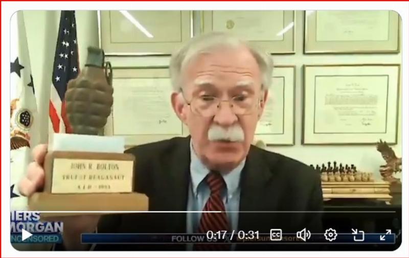 NextImg:Sauce for the Gander: John Bolton's home raided by the FBI in national security probe