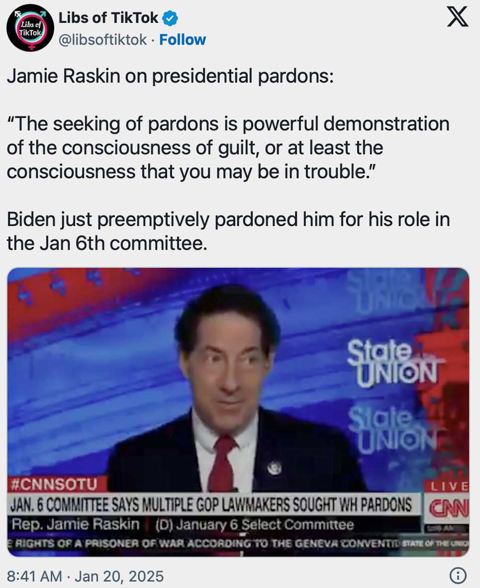 Restore the rule of law: pardon them all
