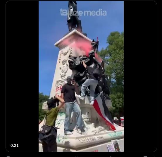 'Lafayette, we are here' has an entirely different meaning in front of Joe Biden's White House