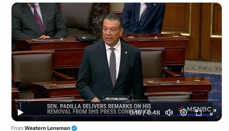 NextImg:Alex Padilla plays more stupid ICE games, wins more stupid prizes