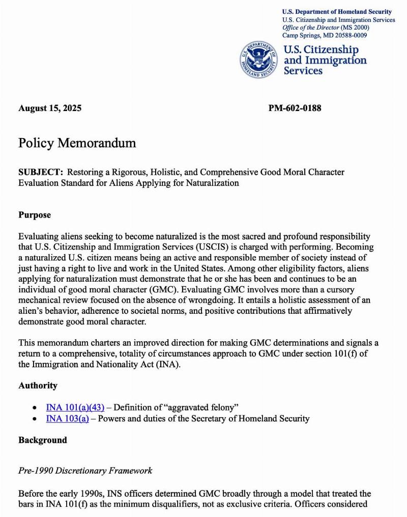 NextImg:Democrats don't want good moral charter in immigrants