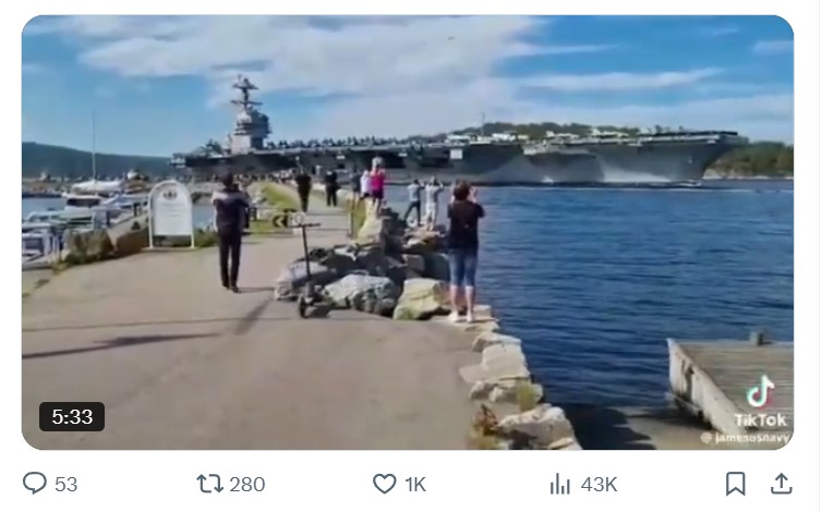 Trump parks his biggest hardware in Maduro's front yard