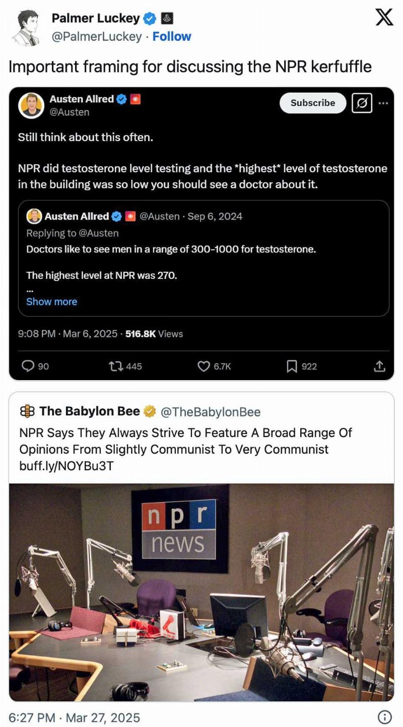 NextImg:Karoline Maher shoots herself, and NPR, in the foot
