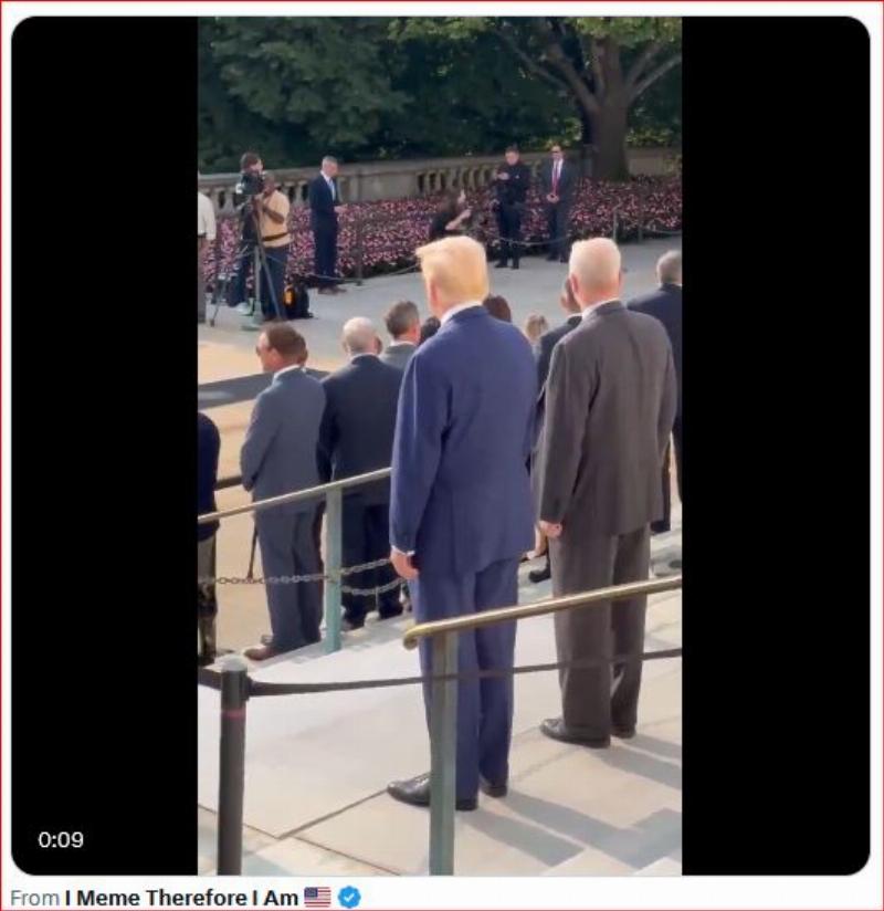NextImg:Trump honors the fallen troops of Abbey Gate, Biden and Harris go missing