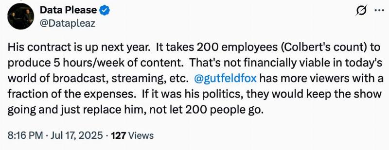 NextImg:Firing Colbert is no censorship victory