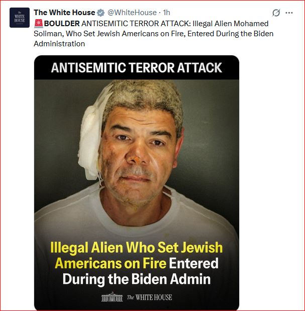Who let that pro-Hamas terrorist with the flamethrower into our country?