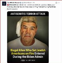 Who let that pro-Hamas terrorist with the flamethrower into our country?
