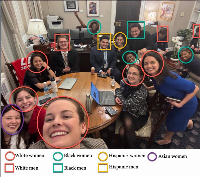 NextImg:A viral photo identified as Biden’s speechwriting team explains so much