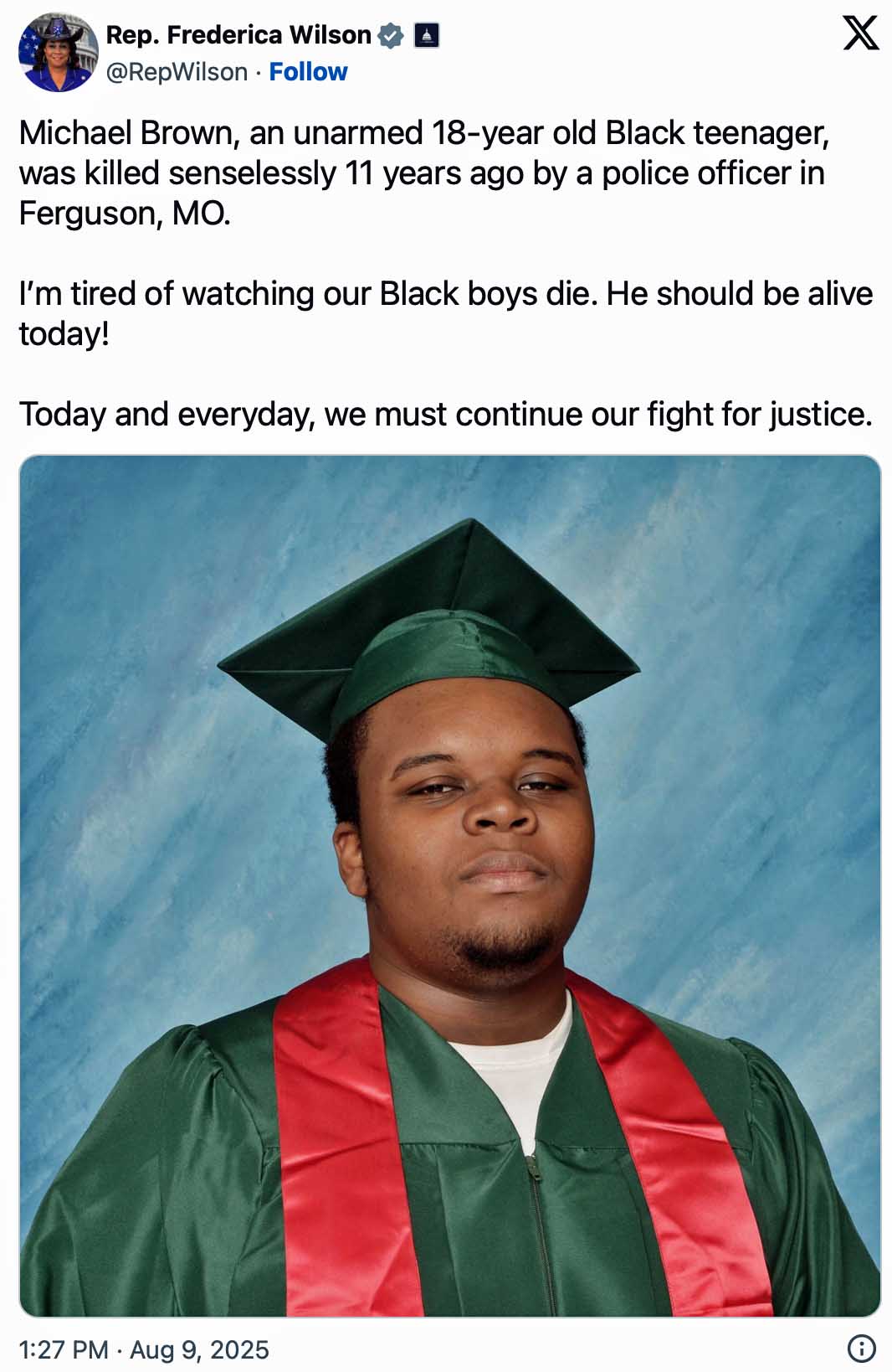 The Michael Brown narrative surfaces again