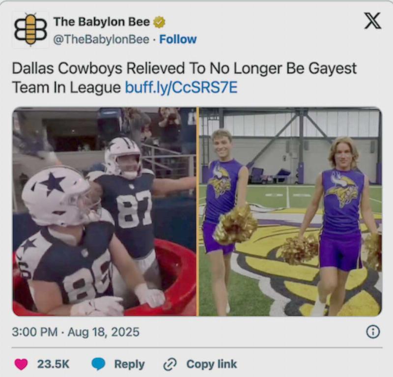 NextImg:Male cheerleaders, and the NFL, make Americans nervous