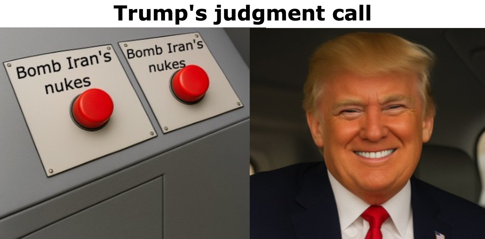 The Trump haters cannot stand that he made a judgment call to deal with Iran