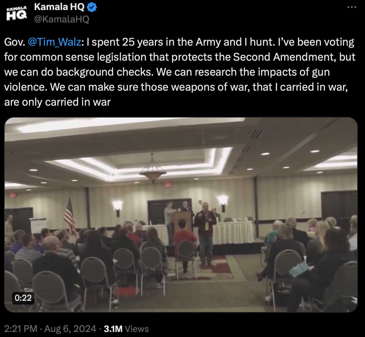 The stolen valor of Tim Walz