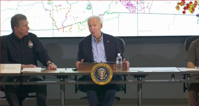 NextImg:Biden trying to claim credit for Trump's hurricane relief efforts with Starlink?