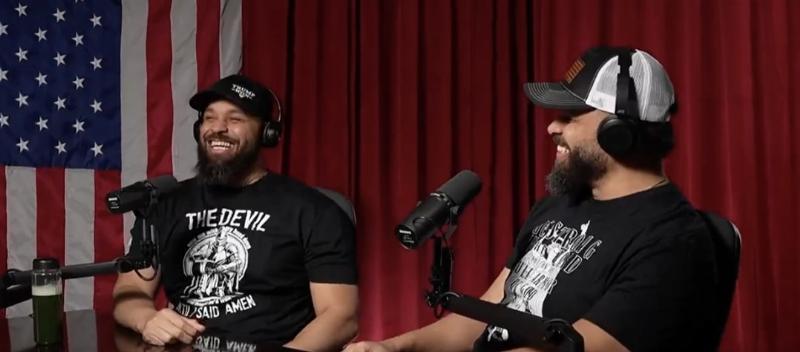 ‘Conservative influencers’ host OnlyFans girl on their podcast, immediately exploit her trauma… while wearing Jesus shirts