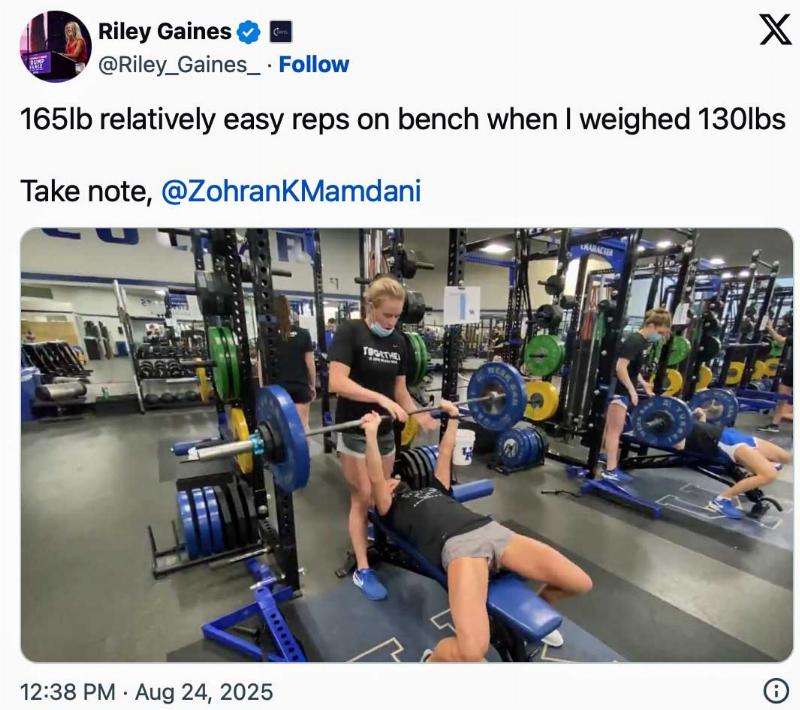 NextImg:Mamdani does a Dukakis; Riley Gaines helps