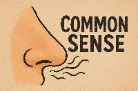 The smell test of common sense