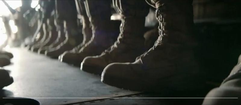 NextImg:At NASCAR, a military ad welcoming men and their natural virtues and instincts