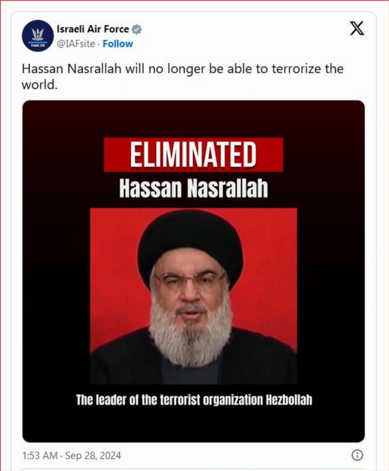 NextImg:Schadenfreude: Tough times for the big mullah of Iran, who can't stop tweeting about Israel's Hezb'allah terrorist takeout
