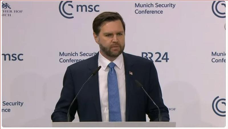NextImg:EU elites pan Vance’s speech, welcome terror and dissolution