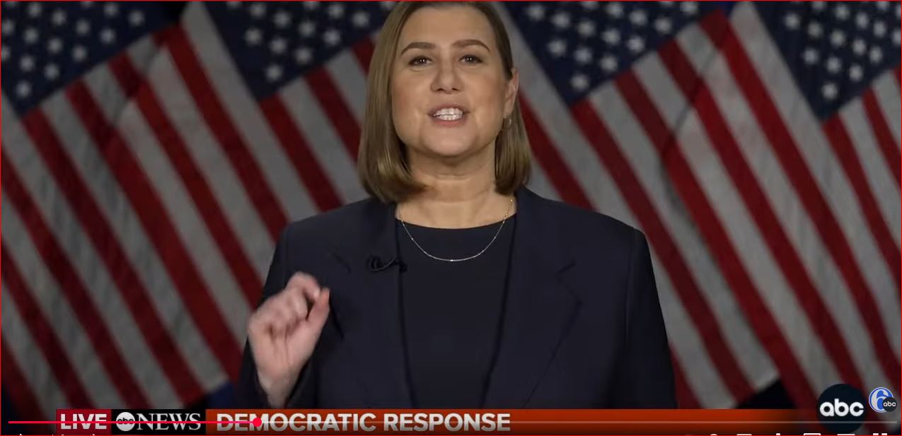 Slotkin’s unserious reply to Trump’s 2025 joint address to Congress