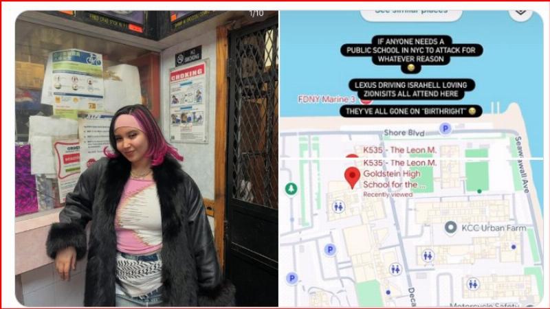 NextImg:Ex-AOC campaigner busted for urging attack on public school attended by Jewish students