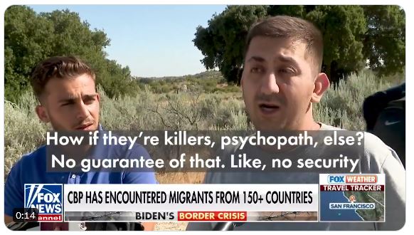 A border so wide open even the illegals are warning us