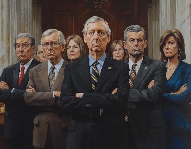 NextImg:Trump Should Bring a Constitutional Gun to the Senate / Swamp Knife Fight