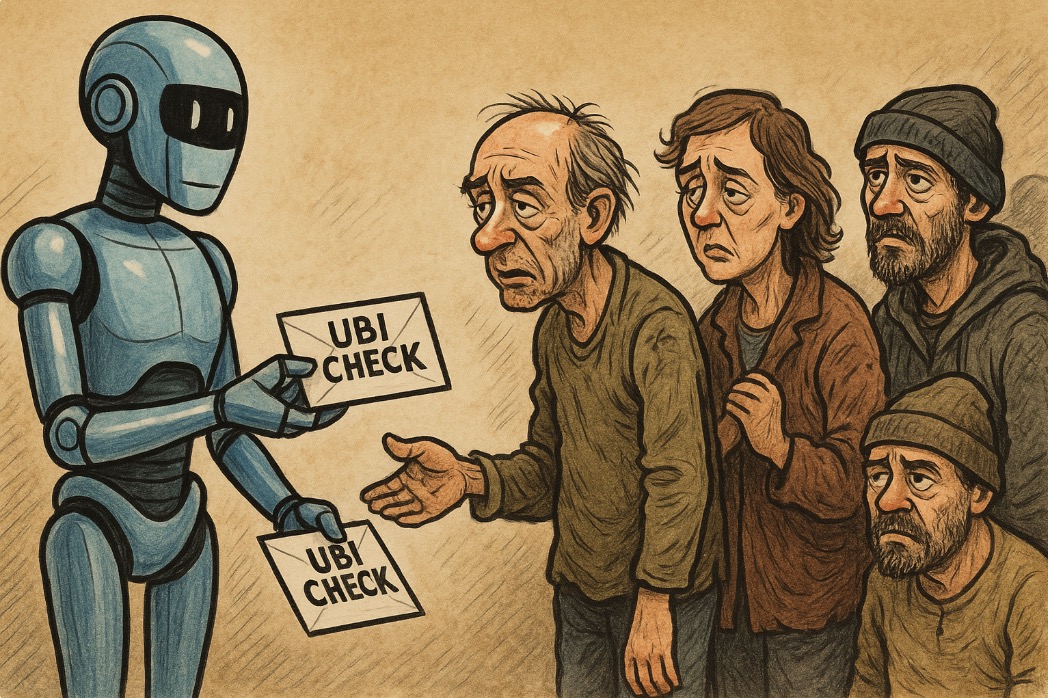 AI effectively makes Universal Basic Income inevitable