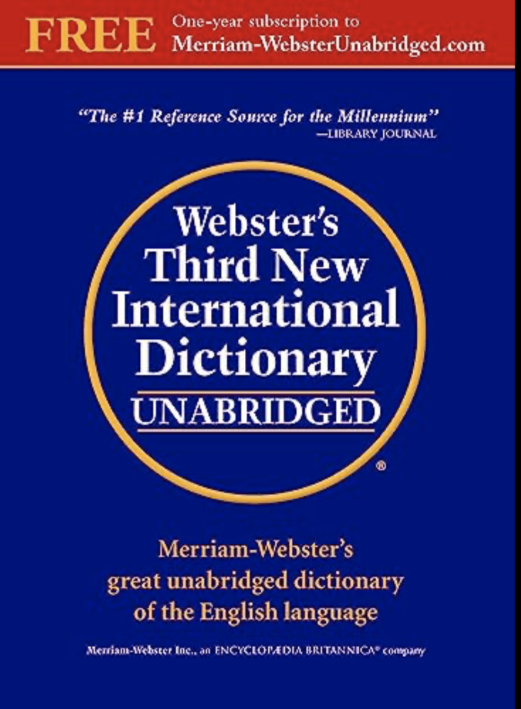 Half a century ago, dictionaries told the truth