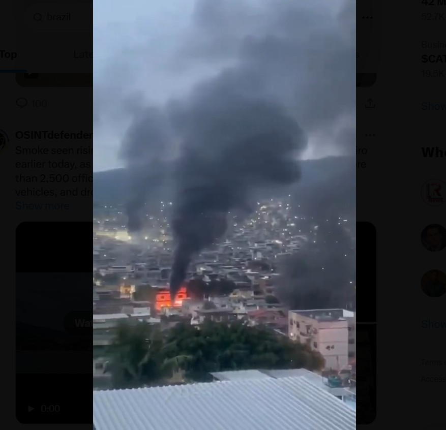 Brazil blows away 132 drug dealers in one pop, topping Trump's record