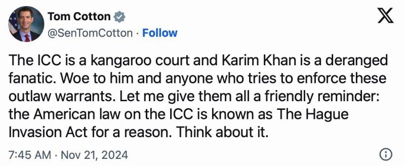 NextImg:The ICC insults Joe Biden and America