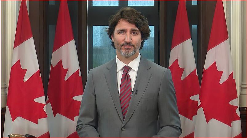 Justin Trudeau, out on his ear