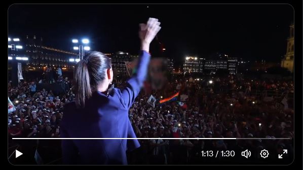 Howling about 'historic firsts,' the press touts Mexico's first woman president, not noticing her tired old ideas