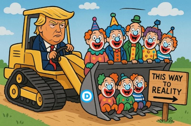 NextImg:Democrats and governance by the theater kids engaged in a clown show