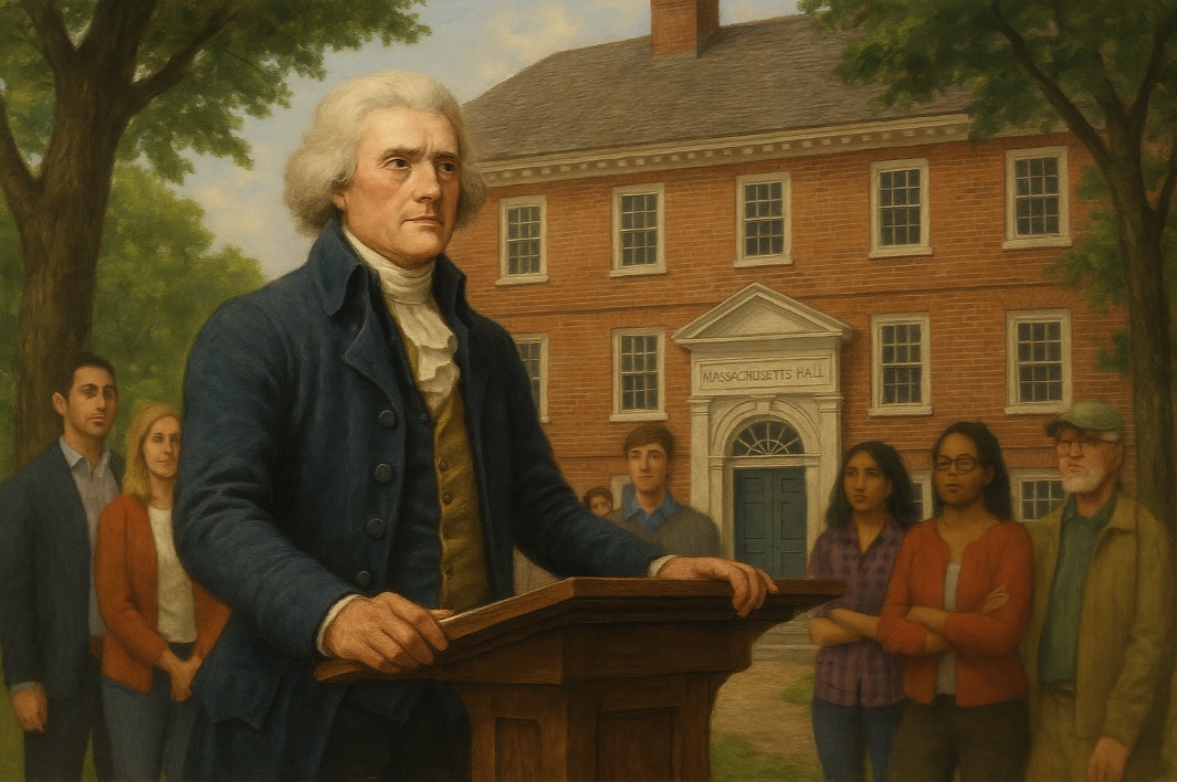 What would Jefferson tell Harvard?