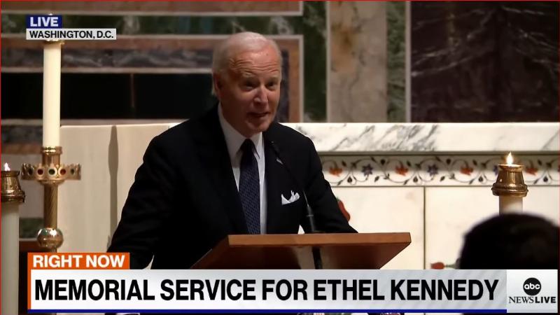 NextImg:The least worthy eulogist at Ethel Kennedy's funeral