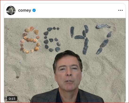 FBI’s Disgraced Comey Peddles Ludicrous ‘8647’ Explanation