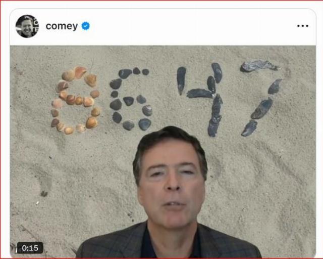 James Comey with his seashells