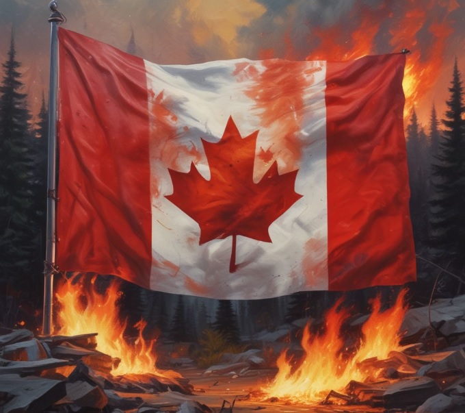 Canada jumps over the edge