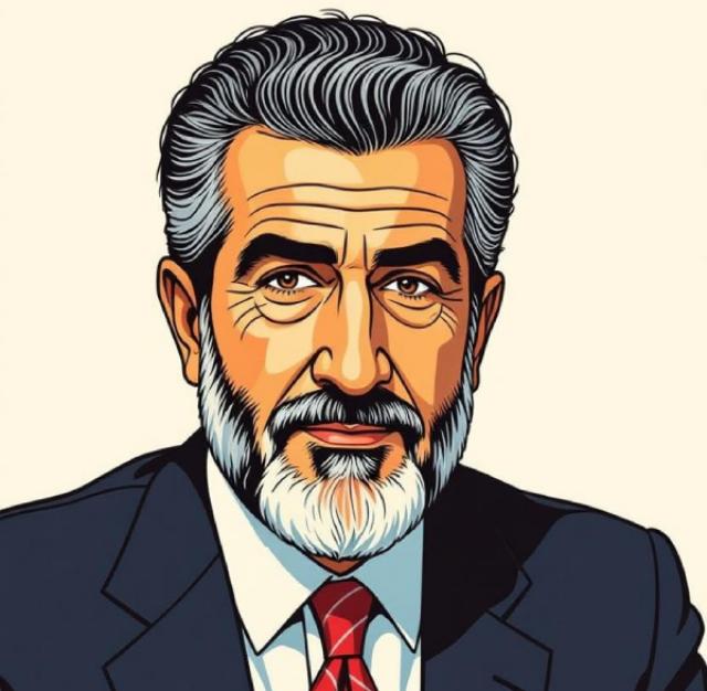 an a i generated drawing of daniel pipes