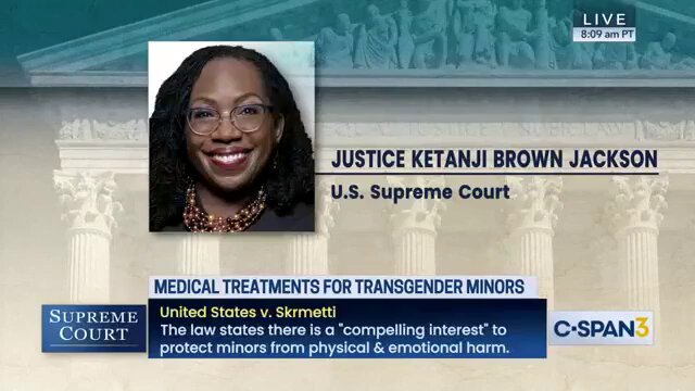 Ketanji Brown Jackson's tries to justify child abuse on equal protection grounds