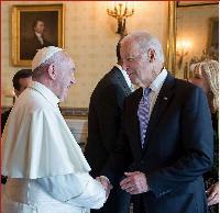 Joe Biden cynically heads over to the Vatican to buy himself some salvation from the pope