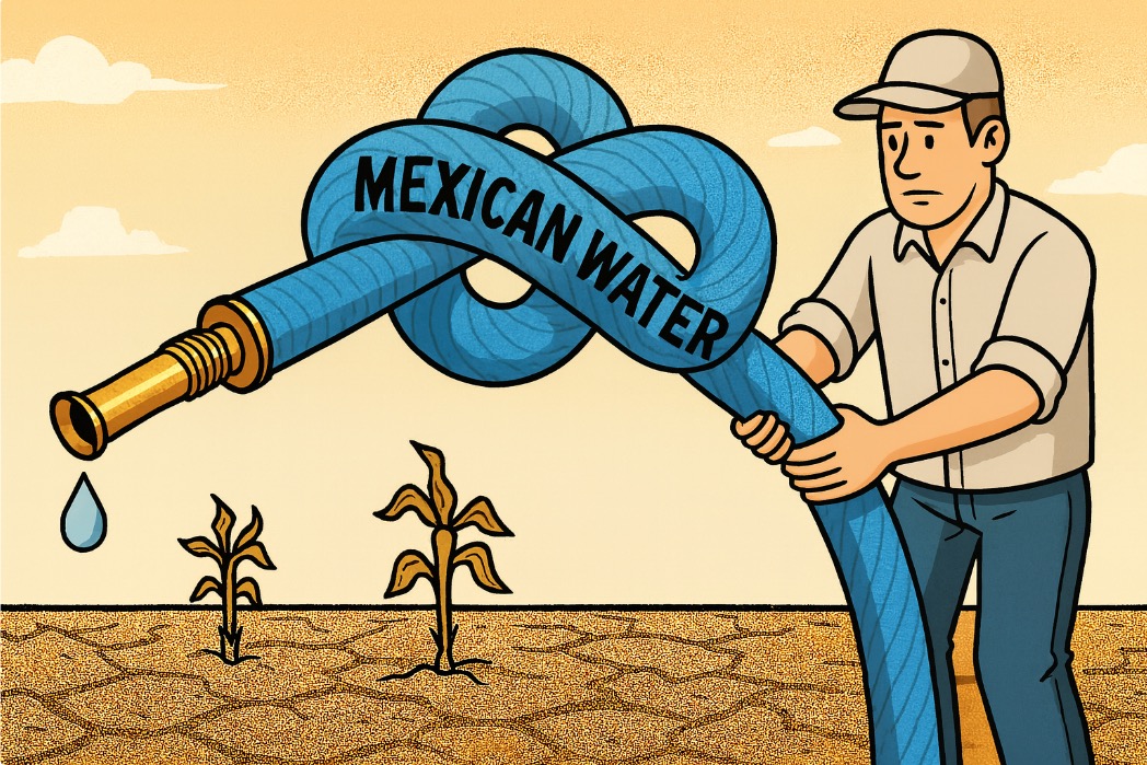 You left the water runnin’ now