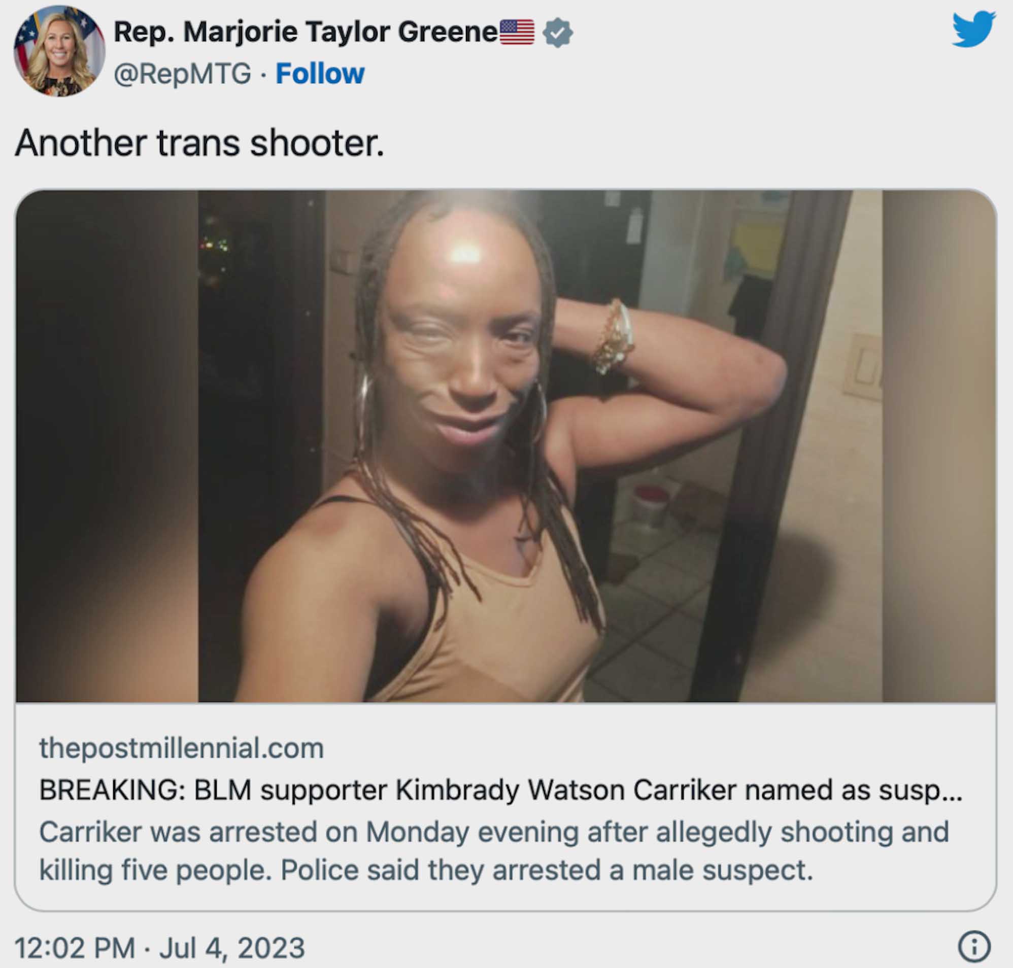 The non-existent 'trans-genocide'