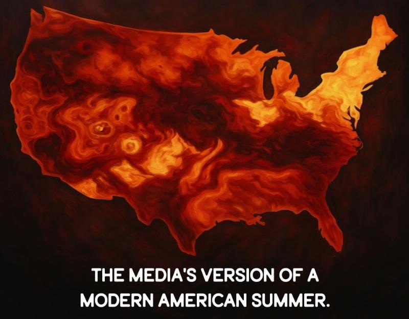 NextImg:The media leverage summer weather into apocalyptic panic