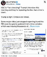 NBC and crime: who you gonna believe, them or Trump?