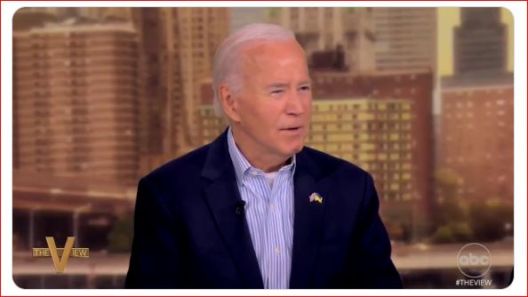Joe Biden assures the cackling hags of The View that Kamala's record is his record