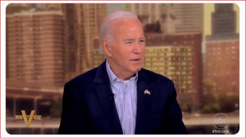 NextImg:Joe Biden assures the cackling hags of The View that Kamala's record is his record